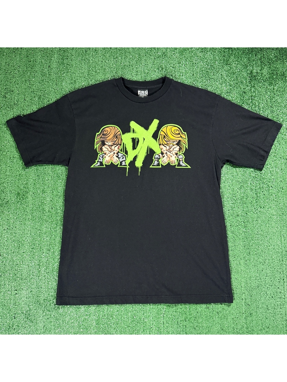 REO Rock of the T-Shirts XL Black Graphic Tee WWE DX Degeneration X